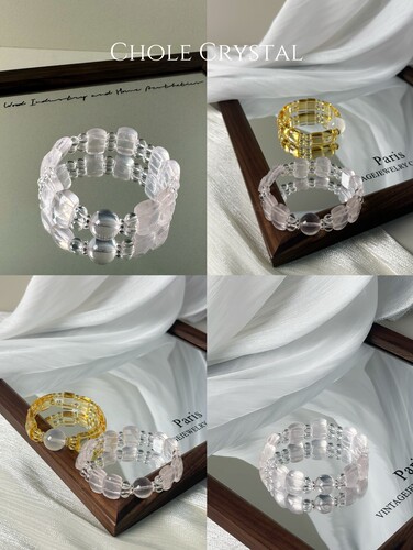 果冻少女天然粉水晶桃花手牌手串