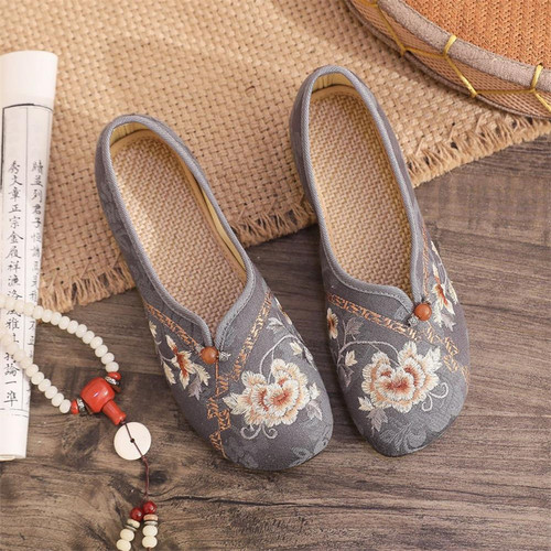 老北京布鞋妈妈鞋平跟女单鞋