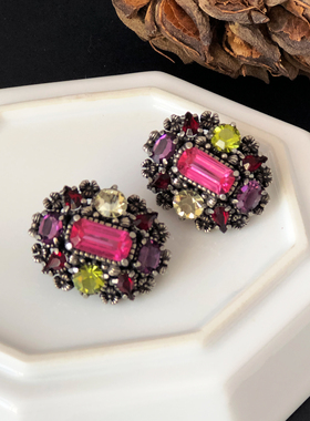 中古Hollycraft50's彩色重工耳夹