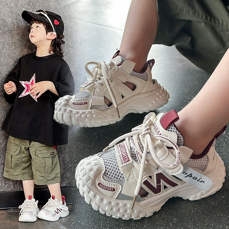 儿童运动鞋2025新款春夏男童网鞋夏季网面透气女童休闲鞋宝宝鞋子