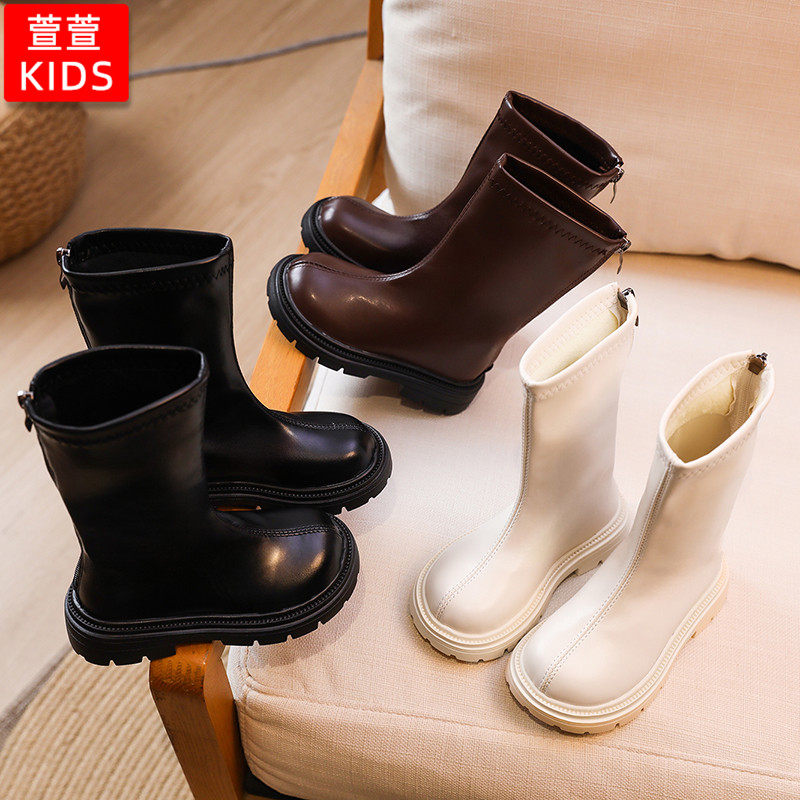 單里馬丁靴高桶兒童韓版