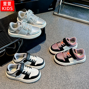 aj儿童低帮板鞋女童鞋子2025春款新款爆款男童运动鞋宝宝男孩春季