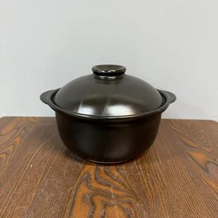 景德镇珍宝砂锅2411黑2.5升大容量耐高温不裂家用炖煮煲汤炖锅