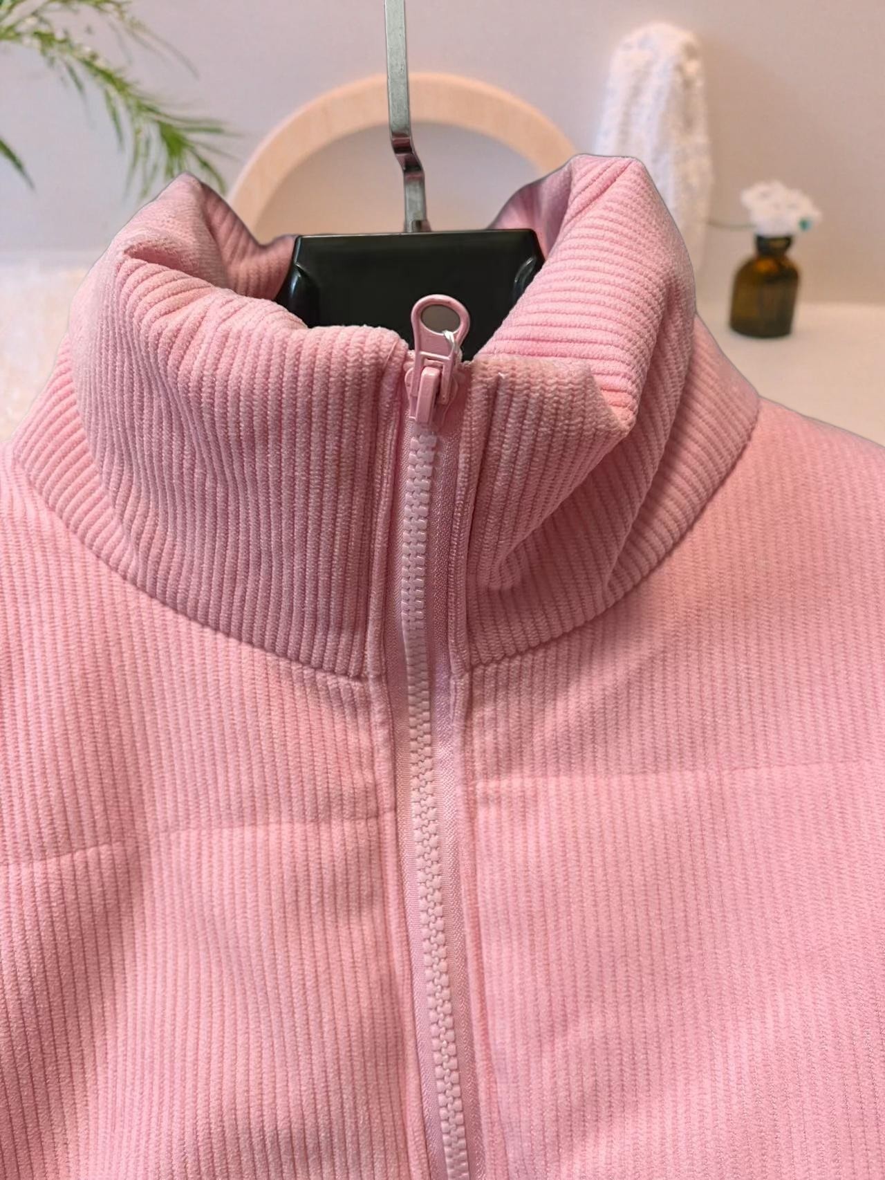 冬季灯芯绒短款棉袄女学生韩版宽松软萌大码轻薄面包棉服外套棉衣