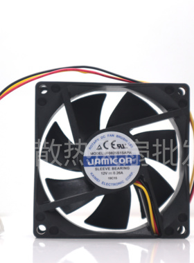 JF0825S1SAPR 原装JAMICON凯美8025 12V8厘米/CM UPS电源散热风扇