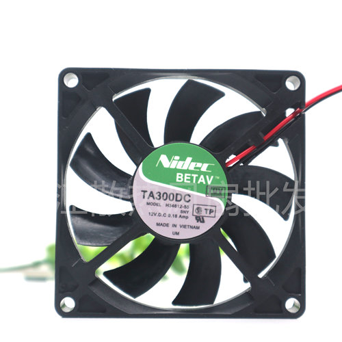 日本 Nidec TA300DC H34612-55 8015 12V 0.18A 8CM静音 散热风扇