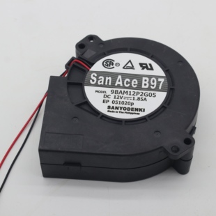 San B97三洋9BAM12P2G05 12V 1.85A散热风扇工业级离心风机 Ace