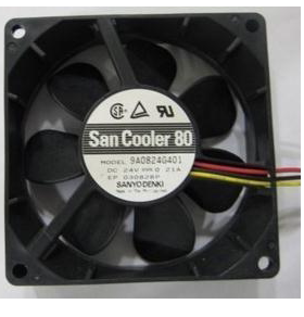 SANYO 三洋 san ace 80 8cm 8025 24v 0.21A 9A0824G401 检测风扇