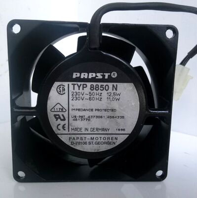 原装德国ebmpapst TYP 8850N 230V 12.5/11W 80*80*38全金属风扇