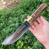 龙之艺k316扒皮刀德国进口割肉刀屠夫专用杀猪卖肉弯刀切肉刀具