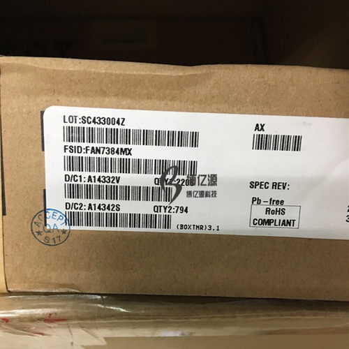 原装正品贴片FAN7384MX FAN7384 晶电源芯片 电桥驱动器 SOP-14
