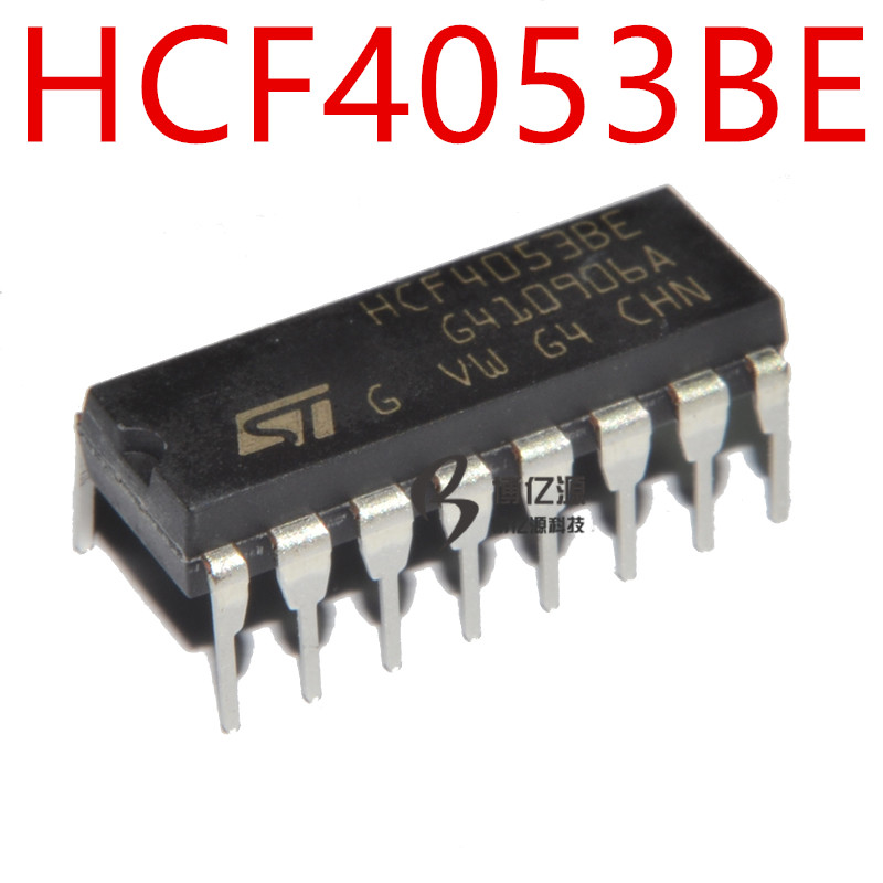 原装正品直插CD4053BE HEF4053BEY HCF4053BE DIP-16二路模拟开关