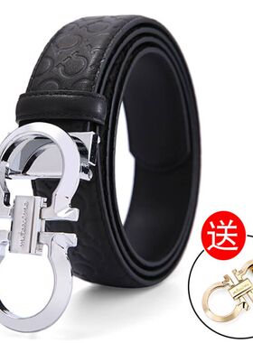 男士皮带头层牛皮欧美风
