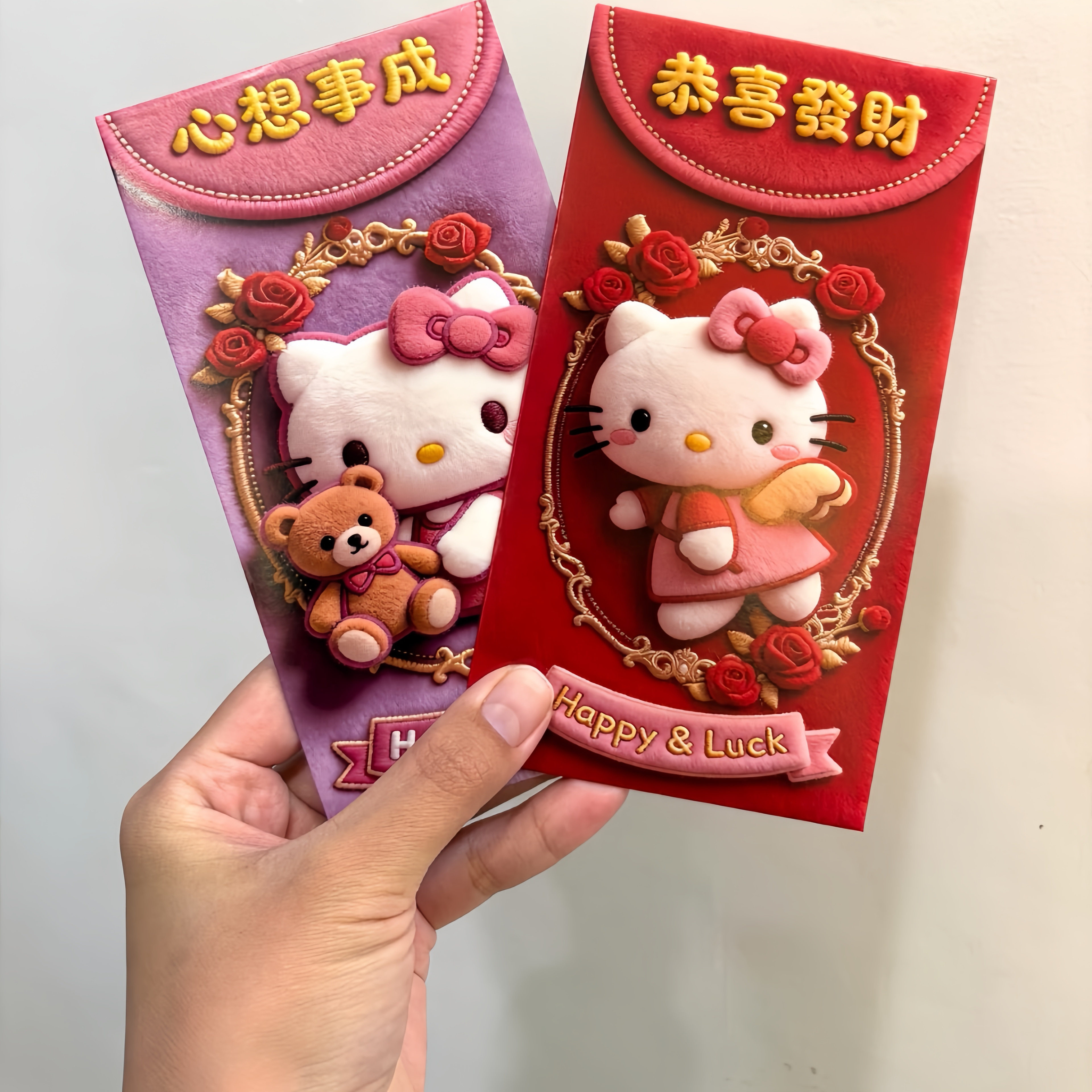 【5D立体凯蒂猫压岁钱红包】
