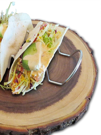 Zhengyujiang's New Taco Stand, a Stainless Steel U-Shaped Rack Specifically for Tacos and Tortillas in Mexican Restaurants and Bars
