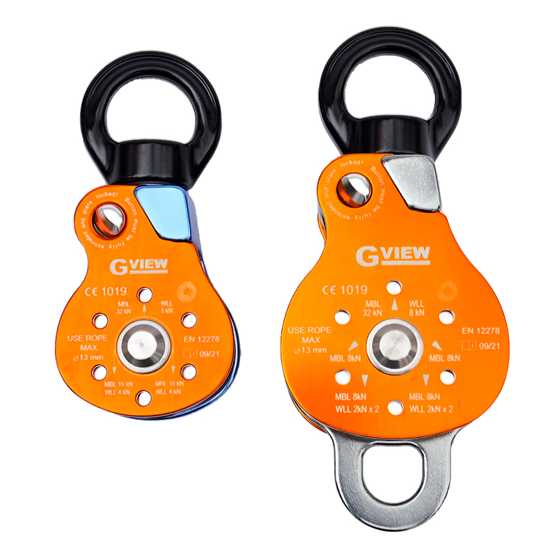 gview旗云p210 p212万向单滑轮万向双滑轮高效ce en认证救援