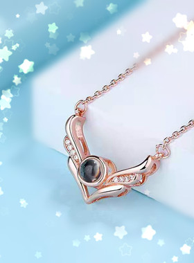 一鹿有你925纯银项链语言我爱你