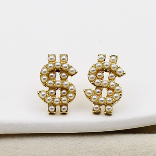 清仓混批小众设计感简约小巧精美钻石款耳钉珐琅滴油秀气温婉耳饰