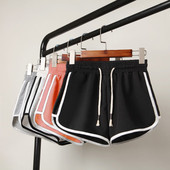 女热裤 瑜伽显瘦宽松跨境居家休闲短裤 学生少女 运动风三分裤 新款