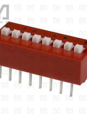 78B08ST【DIP开关】SWITCH SLIDE DIP SPST 150MA 30V