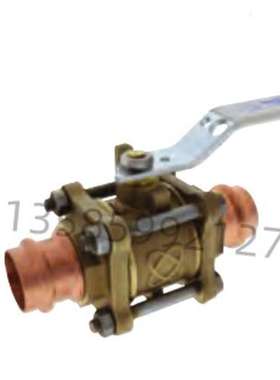 PC-595-Y/R-LF美国NIBCO尼必可黄铜三片式卡箍球阀PC-595-Y/R-66