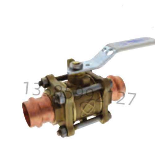 PC-595-Y/R-LF美国NIBCO尼必可黄铜三片式卡箍球阀PC-595-Y/R-66