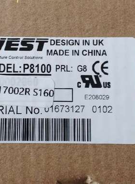 全新原装正品WEST英国温控表器P8100-1717002R P6100-1220002现货