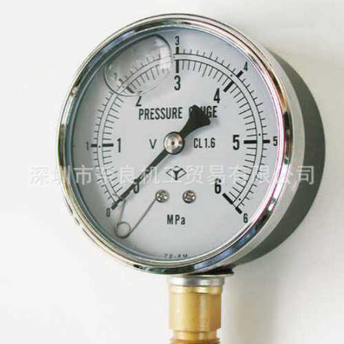 日本淀川计器YODOGAWA甘油压力表ADGT　R1/4　39*25MPA