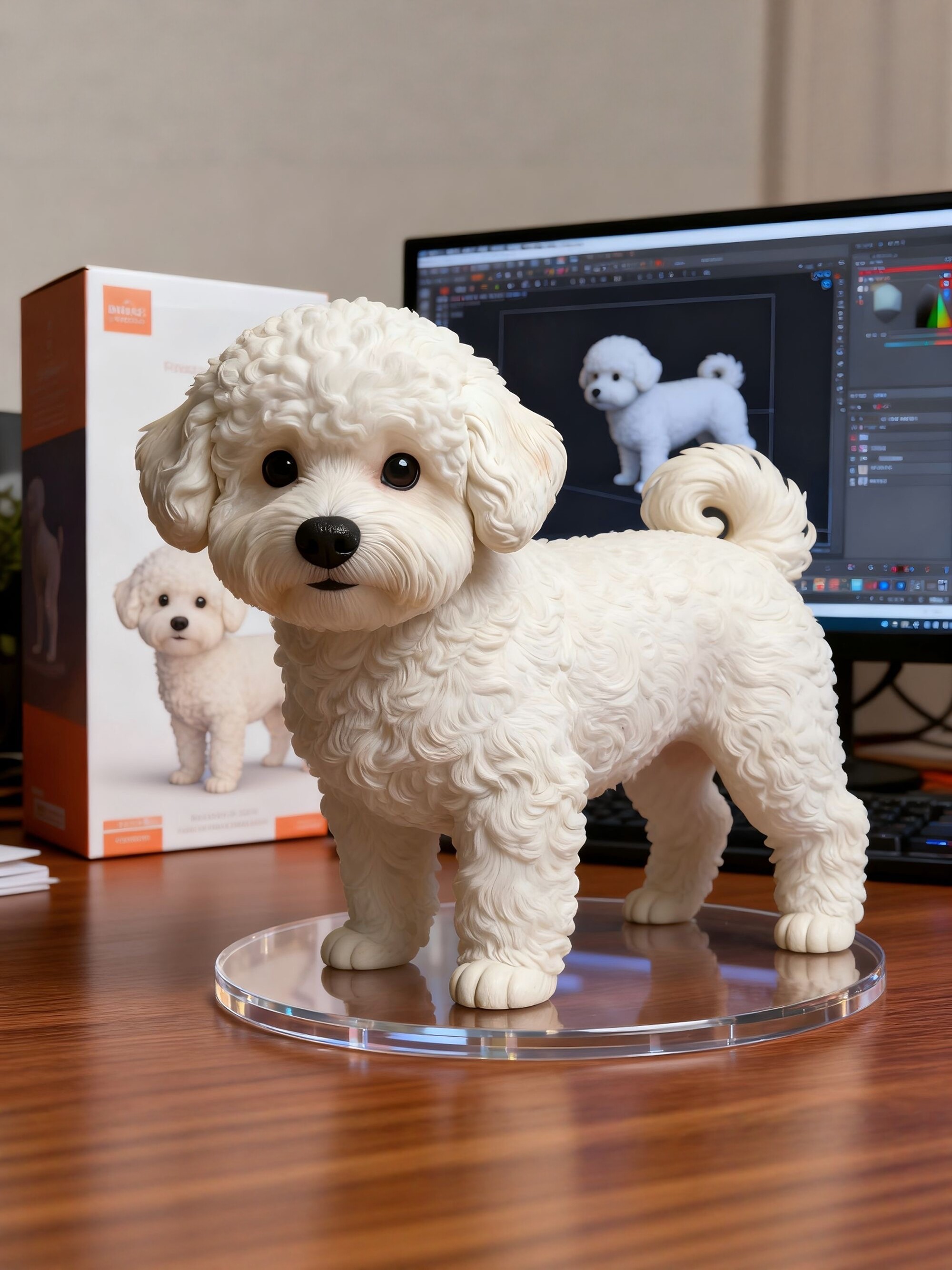 拿图定制猫狗3D打印仿真手办图片