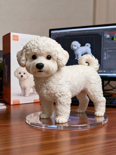 拿图定制猫狗3D打印仿真手办