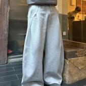 22TREE宽松运动透气宽松休闲直筒弯刀卫裤 男潮牌重磅运动裤 子纯棉