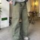 弯刀裤 22TREE美式 复古秋冬显瘦男女高街休闲cieanfit宽松阔腿裤