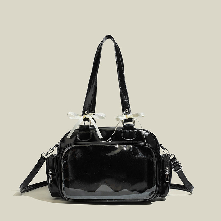 thumbnail for Sub-domain original Japanese JK pain bag large-capacity uniform bag two-dimensional big food bar millet one-shoulder crossbody bag