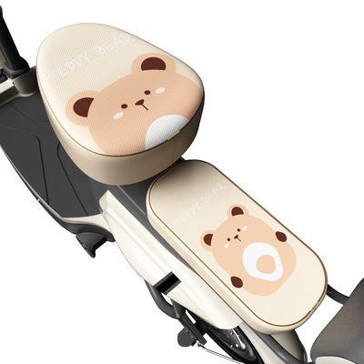 【五行钻豹适用】电动车皮革座套