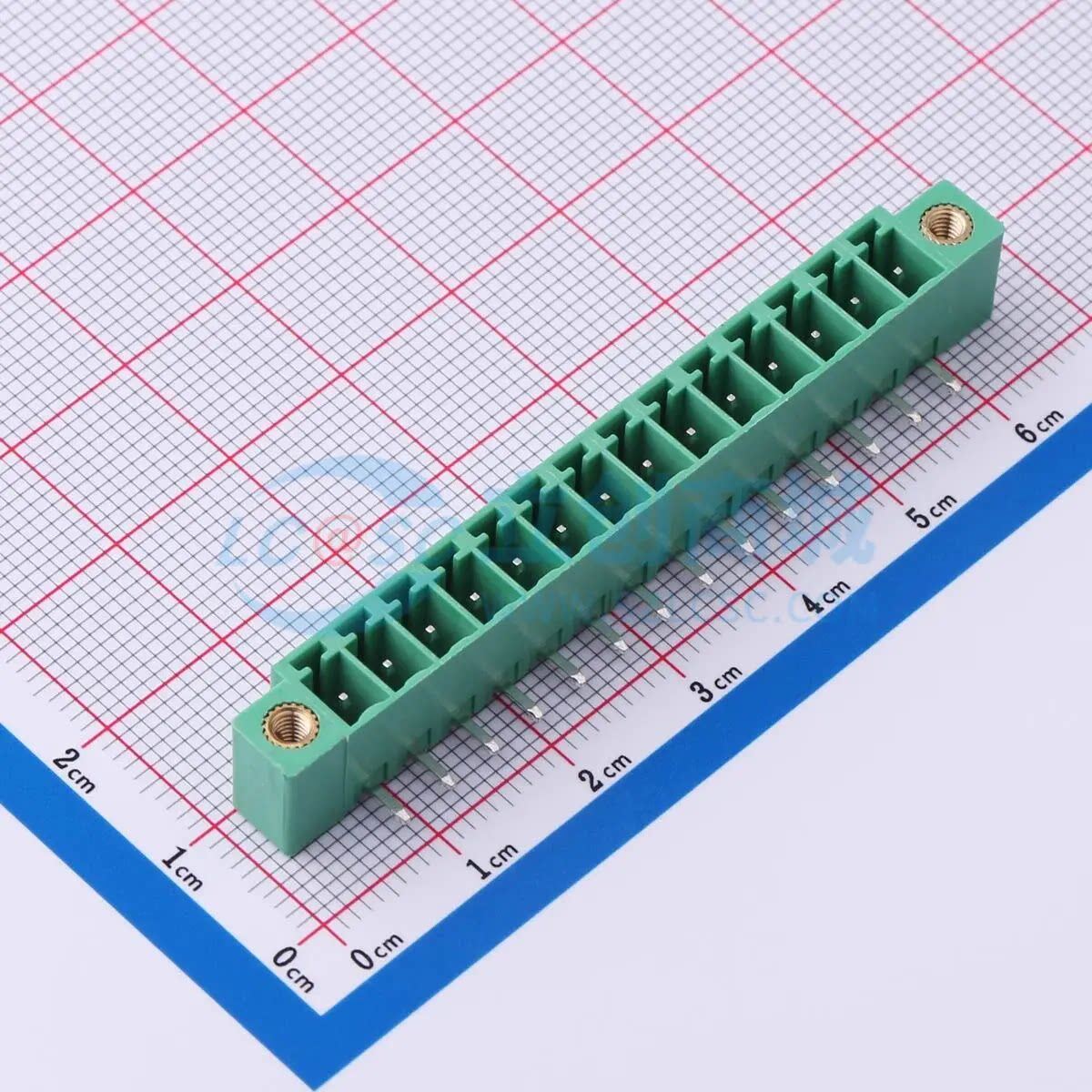 插拔式接线端子MX15EDGRM-3.81-14P-GN01-Cu-A 弯插3.81mm 1x14P