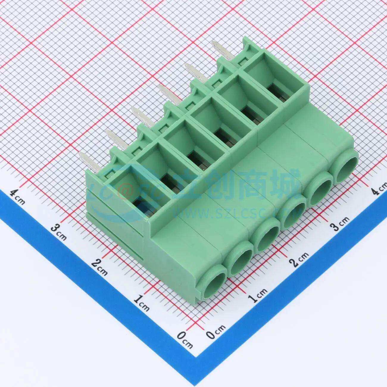 螺钉式接线端子KF133D-6.35-6P 插件,P=6.35mm
