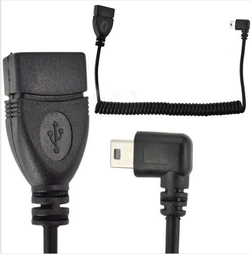 Mini USB OTG数据连接线 T型口转USB母 昂达 台电等平板用