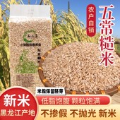 25年新米东北五常糙米健身低脂糙米饭粗粮五谷杂粮主食代餐农家