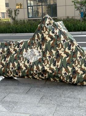 适用哈雷大道滑翔/StreetGlide哈雷专用防尘防晒防雨雪车衣车罩