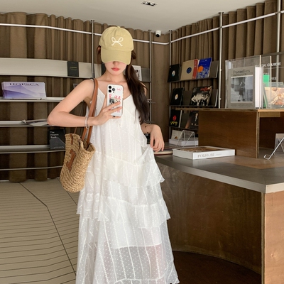 现货2026新款买家秀夏季拼接吊带裙8626p115K168