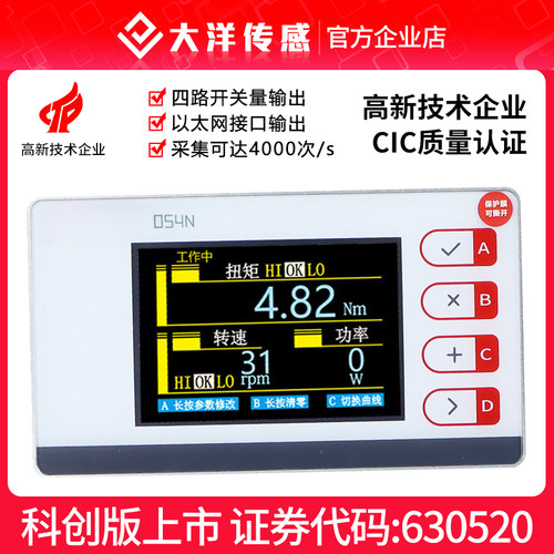 大洋动态扭矩显示控制仪表