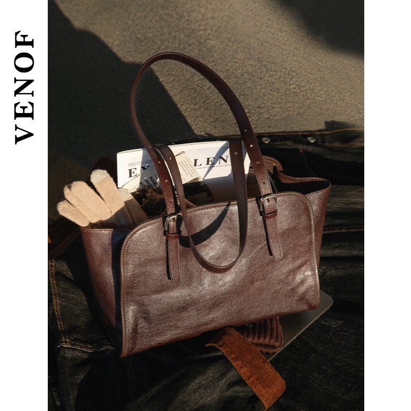 头层牛皮托特包维洛芬大容量大包