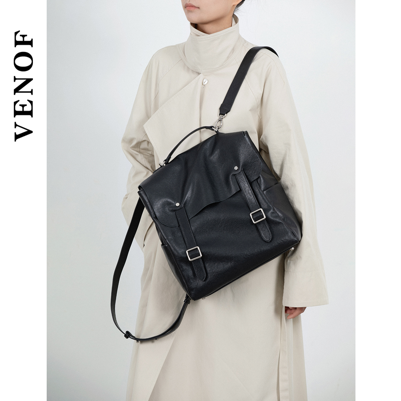 头层牛皮休闲双肩包维洛芬正品