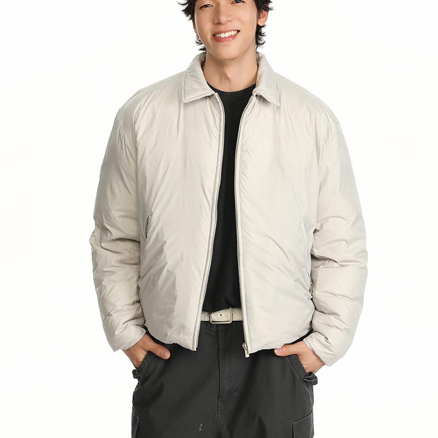 TSAS 冬季新款90白鸭绒夹克羽绒服休闲百搭上衣外套