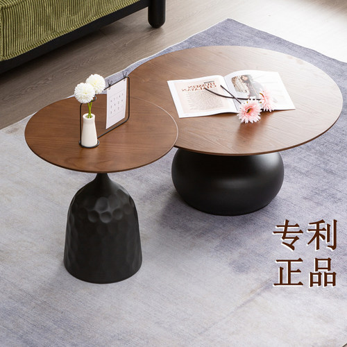 专利聚宝葫芦茶几实木佛山家具