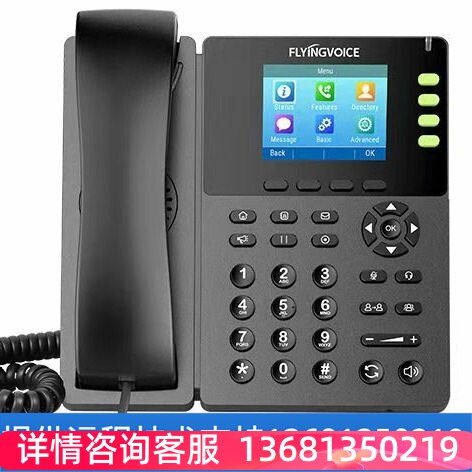 【原装正品】FLYINGVOICE千兆无线WIFI 网络电话机FIP14G外贸