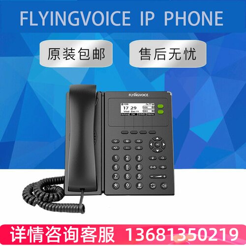 【原装正品】FLYINGVOICE VOIP无线WIFI商务办公网络电话机FIP10