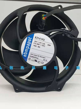 原装ebmpapst 24V 36W 6314HR/HU  17251 空气净化器 变频器风扇
