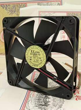 Y.L.FAN 悦伦/耐福14cm 14025 12V电源风扇 D14BH-12静音散热风扇