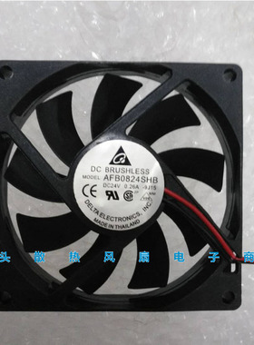 正品台达 AFB0824SHB 8015 24V 0.26A 8CM/厘米双滚珠变频器风扇